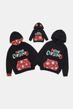 Christmas Graphic Parent-child Hoodie of Mom