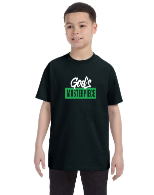 God's masterpiece Short Sleeved Youth Tee - God Is Love Apparel